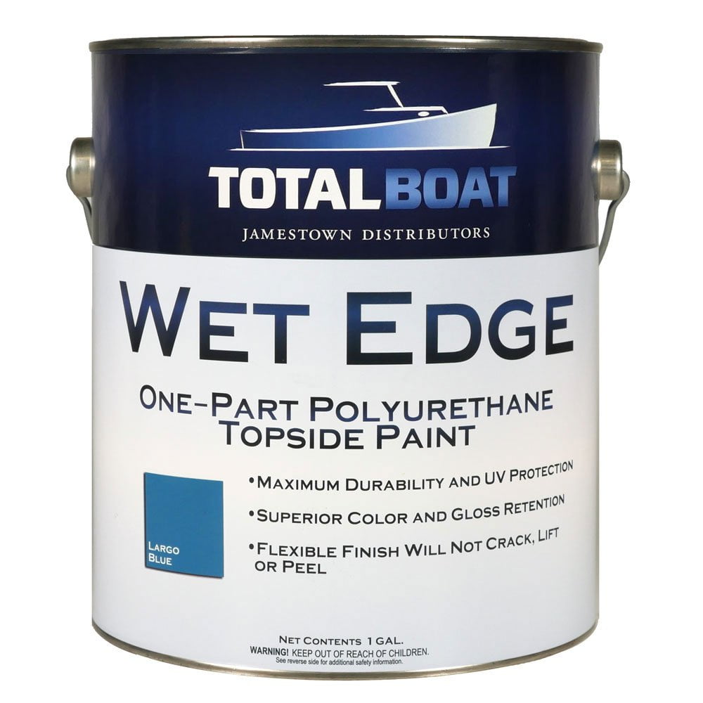 TotalBoat Wet Edge Marine Topside Paint for Boats, Fiberglass, and Wood