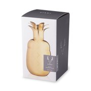 Viski Pineapple Stainless Steel Cocktail Shaker, Party Home Bar Gifts, Gold Suggested title