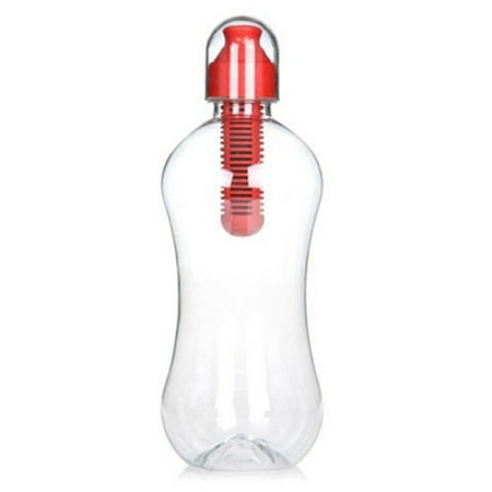 

Hinvhai Clearance 550Ml Water Hydration Filter Bobble Bottle Drinking Outdoor Sports Gym Hiking