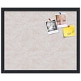 thumbnail image 2 of PinPix 22x18 Custom Cork Bulletin Board White Peach Poster Board Has a Fabric Style Canvas Finish, Framed in White Peach, by ArtToFrames (PinPix-1879), 2 of 5
