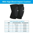thumbnail image 4 of TUOYR Compression knee Sleeves Anti-Slip Leg Sleeves with Protective Knee Pads - Kid Youth Adult Sizes (1 Pair), 4 of 8