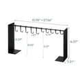thumbnail image 7 of Yamazaki Home Hat Hanging Organizer, Black, Steel, Supports 5.5 pounds, Adjustable, 7 of 7