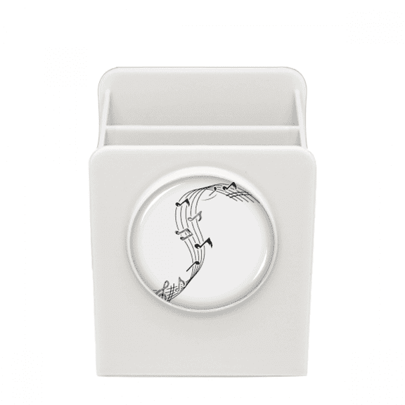 Symbolic Melody Bending Staff Spectrum Desk Pencil Holder Cup Pen Organizer