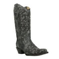 thumbnail image 2 of Corral Boots Womens Studded Tooled Inlay Glitter Snip Toe Cowboy  Mid Calf, 2 of 7
