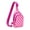 Fuchsia, variant on Small Sling Backpack Crossbody Sling Bag for Women, Chest Bag Daypack Fanny Pack Cross Body Bag for Outdoors Hiking Traveling - Off-white