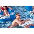 thumbnail image 4 of CoolerZ Tropical Breeze III Inflatable 8-Person Floating Island with UV Sun Shade and Connecting Lounge Rafts, 4 of 8