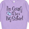 thumbnail image 3 of Inktastic Heart New Big Sister Toddler Sweatshirt, 3 of 4