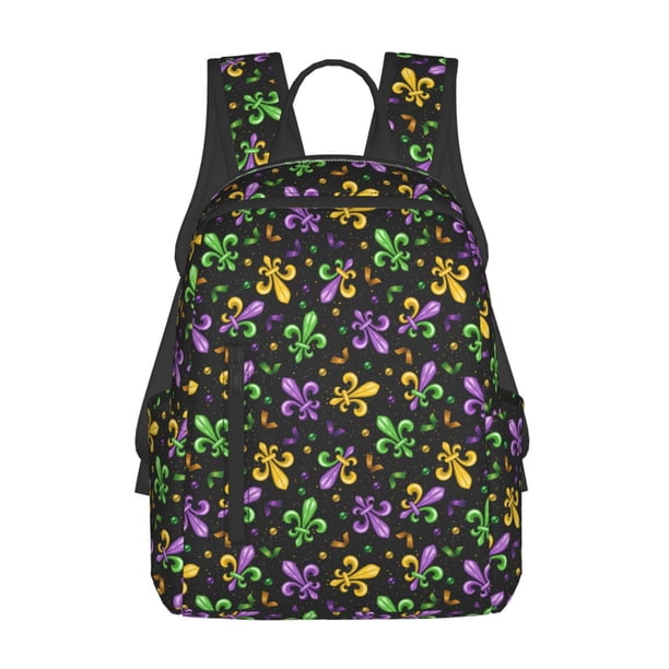 Easygdp Mardi Gras Carnival4 para Easygdp Yak - Mochila Casual Ligera y Resistente para Viaje y Senderismo para Hombres y Mujeres
