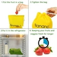 thumbnail image 3 of Banana Fruit Vegetables Storage Bag Reusable Stay Fresh Preserve Drawstring YAN G5S0, 3 of 8