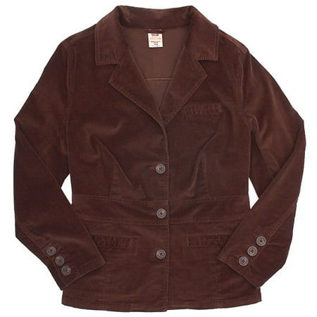 Faded Glory - Women's Plus Long Corduroy Blazer