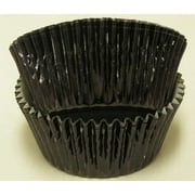 Black Foil Cupcake Liners - Baking Cups -50pack