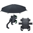 thumbnail image 1 of Soporte para teléfono móvil con sombrilla a prueba de lluvia a prueba de golpes Sombrilla Soporte creativo para teléfono de bicicleta Teléfono celular para exteriores, Teléfono de 2.55 "-3.3, 1 of 5