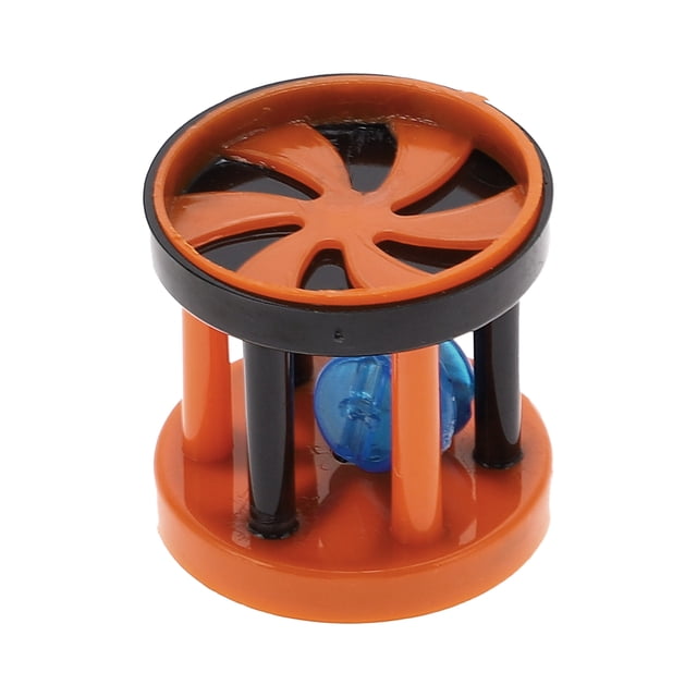 Construction Rattle Toy Unique Bargains 1 Pc Portable Drum Shape Cat Teaser Toys for Black ...