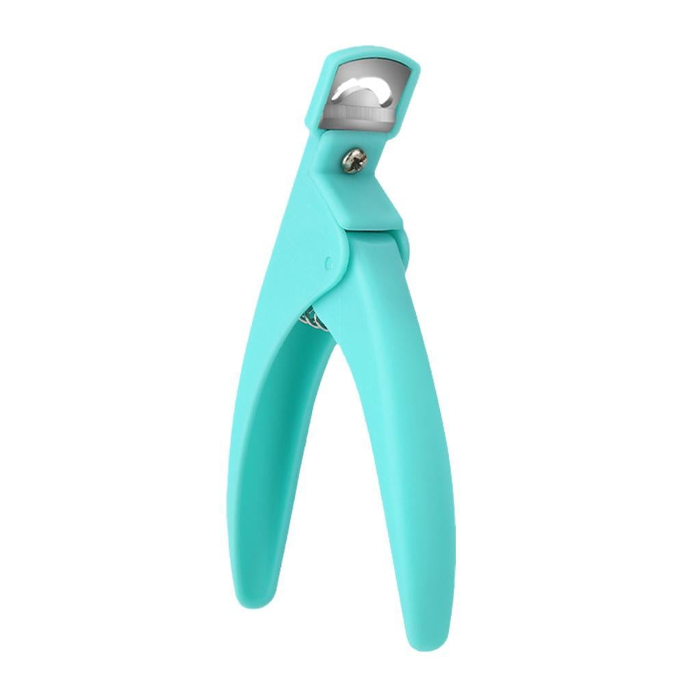 Nail Scissors U-shaped Flat French Scissors DIY Extend Repair Nail Tool U7O9 M8M0