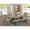 Dark Khaki, variant on 6 Piece X-Style Kitchen Table Set - Dark Gotham Gray