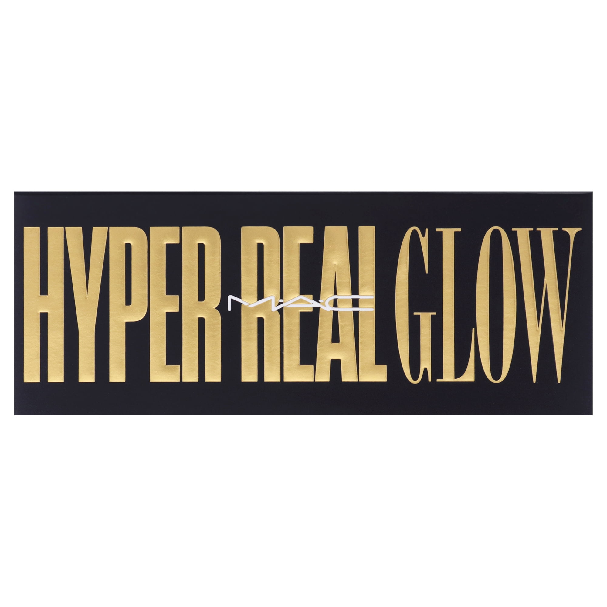 MAC COSMETICS COLOR PALETTE 0.15 OZ MAC COSMETICS/HYPER REAL GLOW PALETTE / GET IT GLOWIN’ 0.15 OZ (4.5 ML) 3 HIGHLIGHT SHADES GOLD FONT