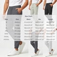 thumbnail image 3 of cfhntfmh Mens Casual Joggers Pants Elastic Waist Drawstring Workout Pants with Pockets Loose Athletic Pants (Dark Gray,4X-Large), 3 of 6
