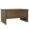 thumbnail image 3 of vidaXL Coffee Table Brown Oak 80x50x42.5 cm Engineered Wood, 3 of 5
