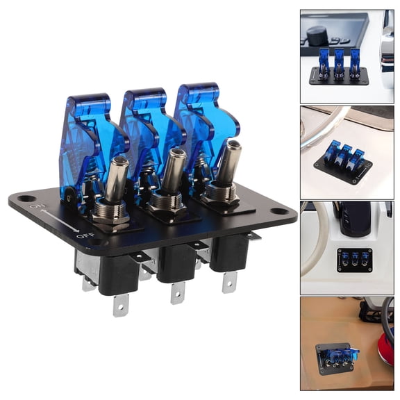 BESTYASH Waterproof Switch 12V Toggle Rocker Multi Pa for Replacement Easy Installation
