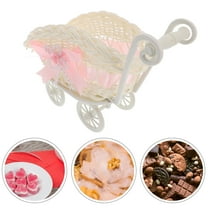 MUSEYA Small Baskets Woven Small Basket Pink Storage 1Set