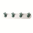 thumbnail image 5 of Four Hooks Beautiful and Fashionable Simple and Unique Style Three-Dimensional Cactus Four Hooks with Strong Adhesive and Strong Load-Bearing for Door Glass and Other Smooth Surface, 5 of 5