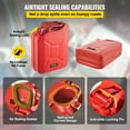 thumbnail image 4 of Jerry Fuel Can 5.3 Gallon / 20L Portable Gas Can with Flexible Spout System, Rustproof & Heat-Resistant Steel Tank for Cars, Trucks, Equipment, 2PCS Red for Safe and Convenient Fuel Storage, 4 of 11