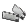 thumbnail image 1 of KIMISS 2pcs License Plate Light Lamp, 3W 12V LED White Beads License Plate LED Light Lamp For  A3 A4 Q7, 1 of 8