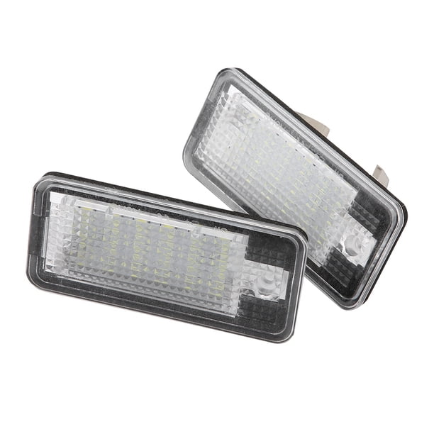 2 uds 3W 12V LED cuentas matrícula lámpara de luz LED para Audi A3