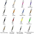 thumbnail image 3 of SEIWEI Paracord Keychain Carabiner Clip D-Ring Lanyard Hanger Hook Key Cord Chain Aluminum Carabiner Buckle 16 Colors, 3 of 8