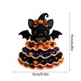 thumbnail image 2 of Halloween Crochet Tabletop Decor DIY Kit, Bat Character Tree Craft for Adults, Handmade Holiday Home Decor, 6.69 in, 2 of 3