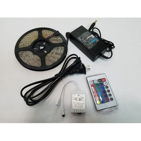 5M RGB 3528 5050 Waterproof LED light 44 Key Remote 12V Power Supply Christmas (3528 RGB + 24 key + Power) price history on PriceWatchPro