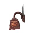 thumbnail image 4 of Meyda 142631 35 in. Spruce Pine 4 Light Vanity Light, Rust & Wrt Iron & Green Trees, 4 of 5
