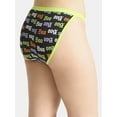 thumbnail image 3 of Way to Celebrate Women's Halloween String Bikini Panties, 3-Pack, Sizes S-XXL, 3 of 6