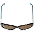 thumbnail image 4 of Kate Spade KS JUDYANN/P/S Plastic Womens Butterfly Polarized Sunglasses Havana Turqoise 56mm Adult, 4 of 4