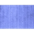 thumbnail image 1 of Ahgly Company Indoor Rectangle Abstract Blue Contemporary Area Rugs, 8' x 10', 1 of 4