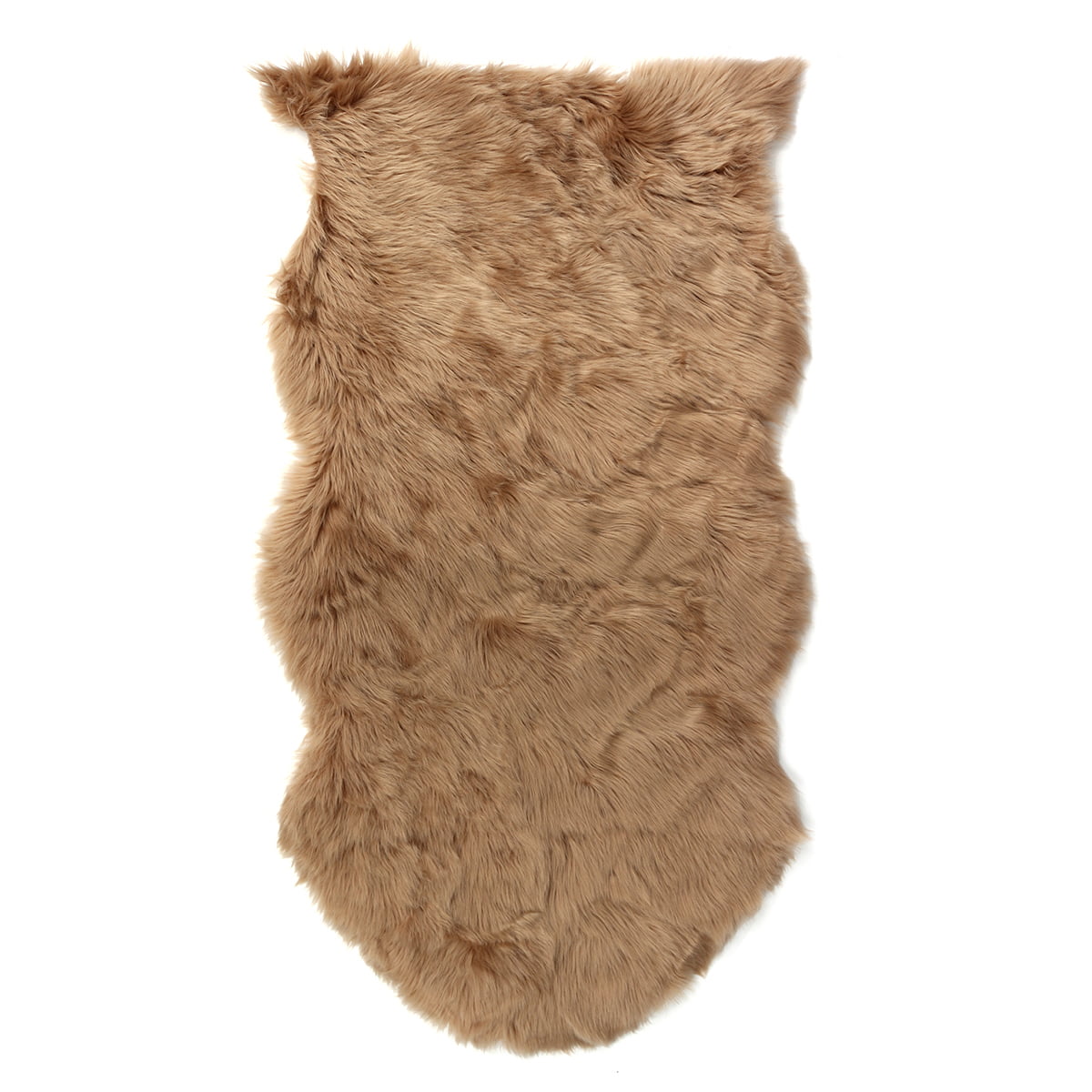 joyMerit Soft Artificial Fur Area Rug Furry Fluffy Soft Sheep Hide Animal Skin Artificial Wool Made Area Rug 30x40cm 