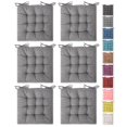 thumbnail image 1 of Square Moon Paquete De 6 Cojines Para Asiento, Cojines Para Silla, Cojines Cómodos Para Silla, Tapete Para Silla Para Interior Y Exterior, Silla De Comedor, Silla De Oficina, Silla De Escritorio, 1 of 5