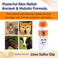 thumbnail image 2 of Lime Sulfur Dip – Concentrated Sulfur Solution for Itchy Skin, Mange, Ringworm  Dermatitis – Safe for Dogs, Cats, Puppies, Kittens, Horses, and Livestock, 2 of 10