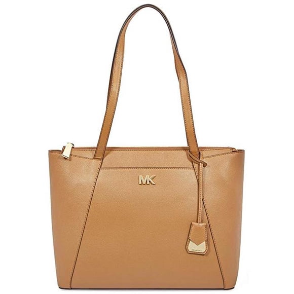 Michael Kors Maddie Medium East/West Leather Tote- Acorn