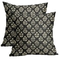 thumbnail image 2 of 18 X 18 Inch Floral Printed Pillow Cover, Soft Decorative Throw Pillowcase With Elegant Vintage Botanical Pattern, Pack Of 1, For Living Room Sofa, Bedroom, Home Decor, Ideal For, 2 of 4