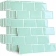 thumbnail image 1 of Thicker Adhesive Splashback for Kitchen Bathroom, Fake Adhesive Wall Tiles Black Adhesive Kitchen Splashback, Waterproof PVC Adhesive Wall Tile, 1 of 5