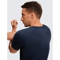 thumbnail image 4 of Camiseta CRZ YOGA ligera de manga corta para hombre azul marino XL, 4 of 5