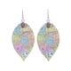 thumbnail image 2 of Pendientes de Hojas Huecas Fiudx Joyería Vintage Ganchos para las Orejas, 2 of 5