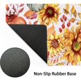 thumbnail image 3 of Fall Pumpkin Sunflowers Mouse Pad XL Watercolor Retro Autumn Leaves Floral Extended Desk Mat Non-Slip Rubber Base Stitched Edge Large XL Thanksgiving Mousepad for Desk Gaming Laptop,31.5×11.8 in, 3 of 14