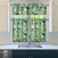 thumbnail image 3 of Kitchen Curtains 36 Inch Short - 3 Panel Set with Cute Cat Paw Pattern, Rod Pocket Window Curtain, 100% Polyester for Pet Lovers Farmhouse, Cafe, Kitchen, Bedroom, Easy Wash, 3 of 6