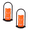 Halloween LED Candle-Orange*2-A4, variant on Halloween Decorations, Pumpkin Lantern, Halloween Decor Indoor, Plastic Jack O Lantern Pumpkins, White Handheld Led Skull Pumpkin Flameless Candle Lamp (White)