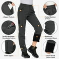 thumbnail image 3 of FEN AI Snow Skiing Pants for Women Insulated Fleece Trousers Thermal Hiking Snowboard Pants Elastic Waist Warm Insulated Pant, 3 of 9