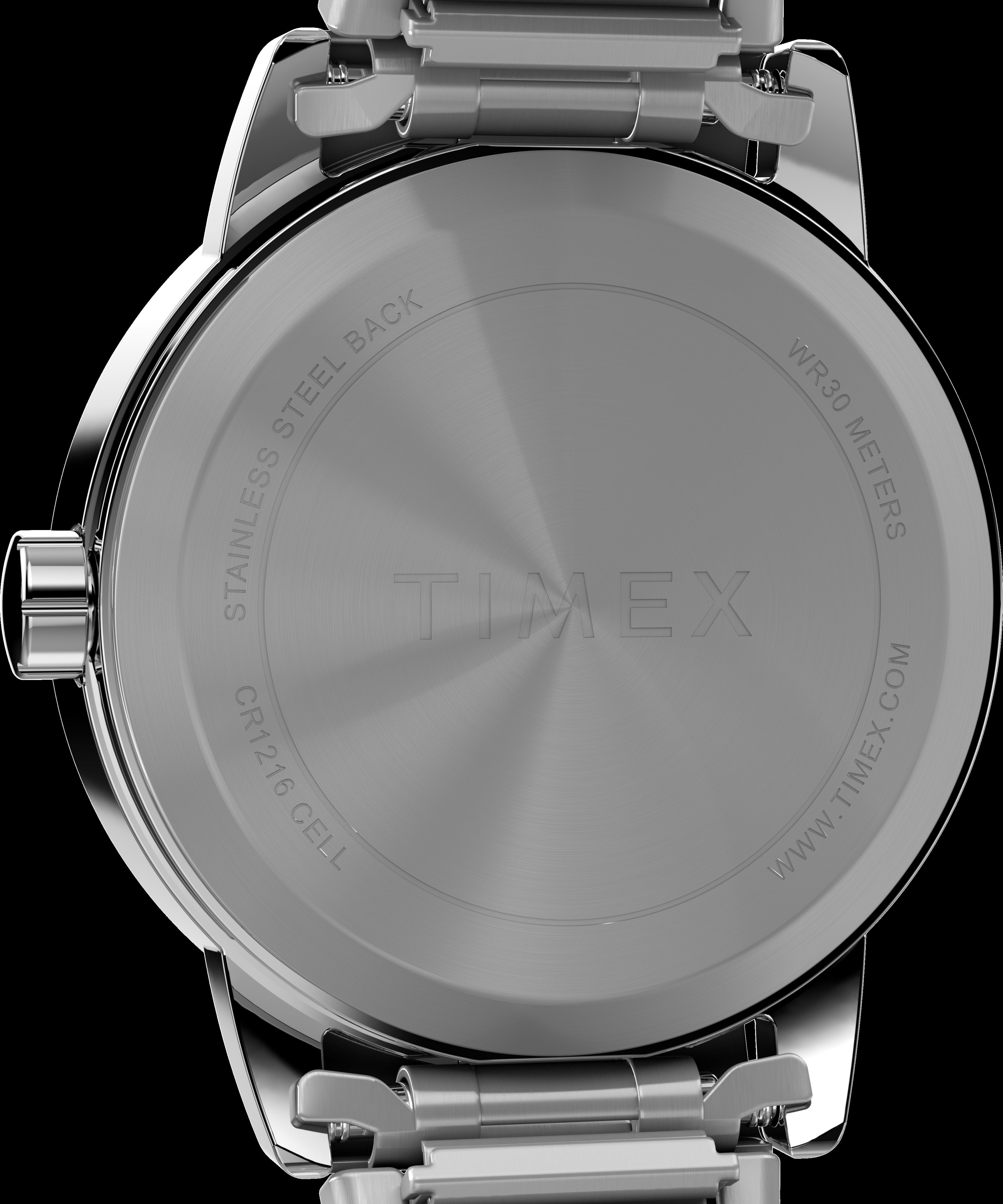 Timex Women's Easy Reader 25mm Watch - Silver-Tone Expansion Band White Dial Silver-Tone Case