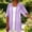 Purple, variant on Vrorvz Cardigan for Womens 3/4 Sleeve Open Front Top Summer Sun Protection Lightweight Breathable Tops