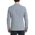 thumbnail image 2 of Paisley & Gray Mens Gingham Peak Two Button Blazer Jacket, White, 38 Regular, 2 of 4